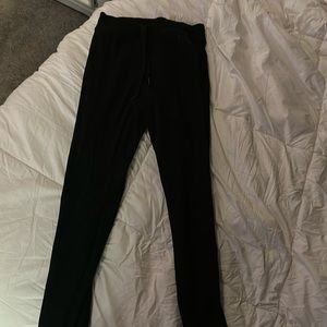 victors secret pink black joggers women’s size small